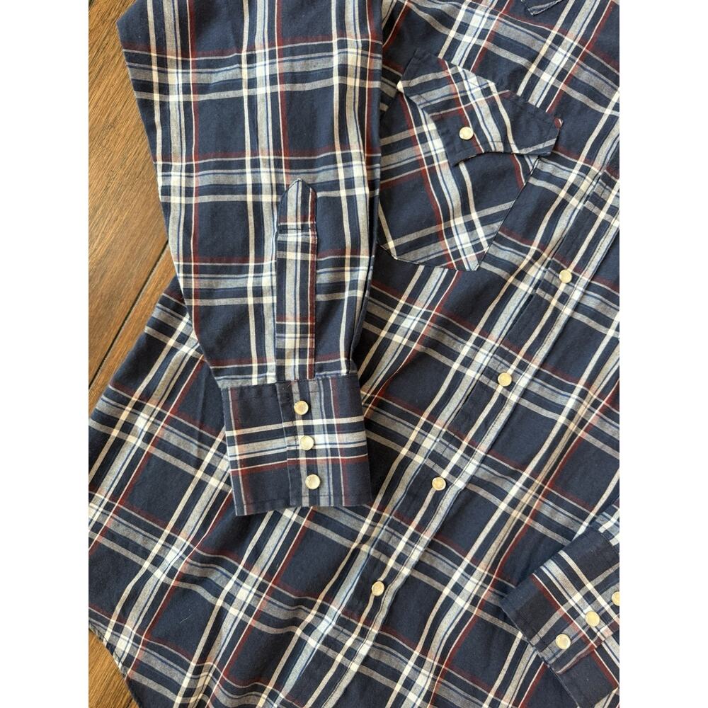 Plains Western Wear Pearl Snap Shirt Size Small - Picture 3 of 5
